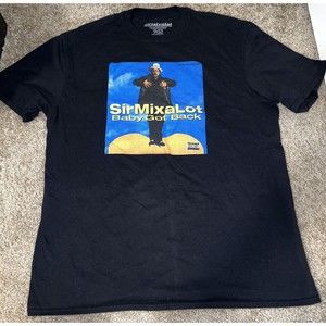 Sir Mix-a-Lot Baby Got Back Cover Men's T Shirt Size XXL